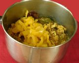 A picture of step 7 of Cauliflower kadalai paruppu /chana dal paal/milk koottu.
