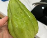 Hình bước làm 1 của món Su Su Ngâm Chua Ngọt