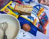 Foto langkah ke 1 dari resep Pancake Ceres Keju Teflon.