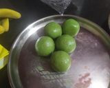 A picture of step 6 of Watermelon-shaped Kaaju Sweets.