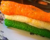 ট্রাইকালার পাটিসাপটা (tri color patisapta recipe in Bengali) রেসিপির ধাপ 3 ছবি