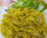 صورة لخطوة 3 من وصفة شيش مع الرز وبهار الكبسة والكاري 💯😋