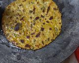 A picture of step 2 of Sarson ke theple.