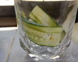 A picture of step 3 of Cucumber mocktail 🥒🍸🍸🍸.
