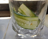 A picture of step 3 of Cucumber mocktail 🥒🍸🍸🍸.