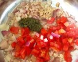 A picture of step 3 of Paneer Bhurji.