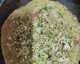 A picture of step 4 of Protein rich chilla.
