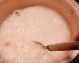 Foto langkah ke 2 dari resep Panna Cotta Dessert Omura Saus Strawberry.