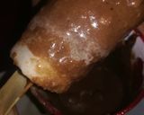 A picture of step 4 of Oreo biscuit ice cream.