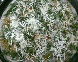 A picture of step 2 of Cheese Paneer spinach dosa roll.