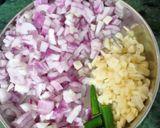 A picture of step 2 of Dal fry.