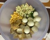 Foto langkah ke 2 dari resep Sop Udang Tahu Telur Puyuh.