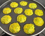 A picture of step 9 of Crispy Methi Gota in Appe Pan | No Deep Fry Gujarati Snack.