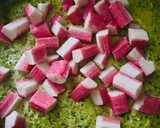 Foto del paso 5 de la receta: TALLARINES CON CREMA VERDE Y KANI KAMA 🤩🍜💯