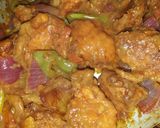 A picture of step 8 of Chines rice mutton 65 restaurant recpie.