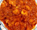 عکس مرحله 6 از دستور 💜😋خوراک سینه مرغ با طعم کاری😋💜
