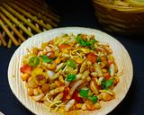 A picture of step 10 of Jhal muri.