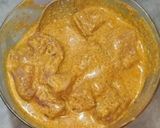 A picture of step 1 of Red chicken curry/gravy.