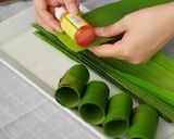 Foto langkah ke 1 dari resep Putu bambu tanpa cetakan.