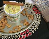 A picture of step 6 of Infusing Besan Milk.