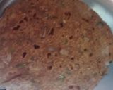 A picture of step 7 of Jowar-Bajri Thalipeeth.