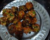 A picture of step 2 of Cabbage Manchurian.