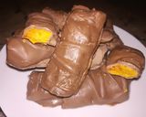 A picture of step 5 of Homemade Crunchie Bars.