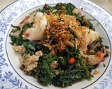 รูปขั้นตอนการทำที่ 4 ของ ยำใบชะคราม