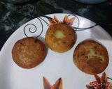 A picture of step 3 of Aloo-tikki stuff with paneer.