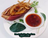 Hình bước làm 4 của món Hoa chuối chiên giòn sốt me