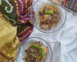 A picture of step 1 of Methi mach.
