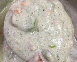 A picture of step 2 of Millet flour vegetable uttapam.