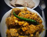 A picture of step 5 of Soyabean Corn Masala.