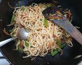 A picture of step 8 of Street style vegetable chowmein/ Vegetable noodles.