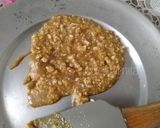 A picture of step 2 of Butterscotch lassi (without sugar).