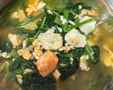 Foto langkah ke 6 dari resep Bayam Horenzo Dua Telur.