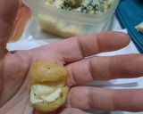 Foto del paso 4 de la receta: Ñoquis bolita rellenos con quesos y salsa de quesos