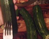 Une image de l'étape 2 de Courgettes farcies. Recette printanière à la djamicoo.