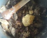 A picture of step 2 of Mbuzi Ulaya Fry with Honey.