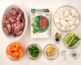 清燉蘿蔔牛肉湯的食譜步驟1照片