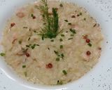 Foto del passaggio 11 della ricetta Risotto con salmone affumicato e finocchi