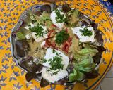 Une image de l'étape 9 de Salade feuille de chêne aux tomates, mozzarella et persil.