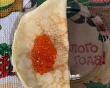 Une image de l'étape 2 de Crêpes aux caviar.