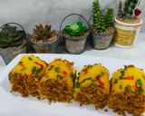 Foto langkah ke 12 dari resep Flossroll Abon/Roti Gulung Abon Lowcarb/Debm/Keto.