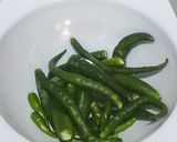 Foto langkah ke 1 dari resep Acar Cabe Hijau.