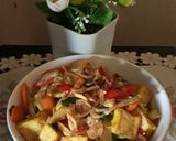 Foto langkah ke 5 dari resep Tumis Semi,Tahu, Enoki Saos Tiram.