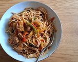 Wokban sült combfilé, zöldségekkel recept fázis 1 fotója
