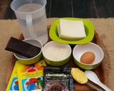Foto langkah ke 1 dari resep Puding Brownies Marmer.