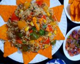 A picture of step 5 of Mexican Rice.