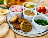 Foto del paso 7 de la receta Falafel libanés 🥒 🍀 🍅 🌮